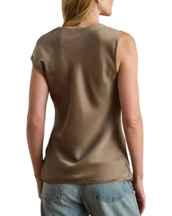 Charmeuse Asymmetrical Blouse