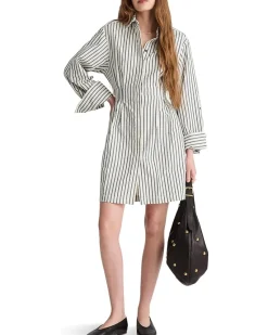 Chrisandra Dress - Seersucker Stripe