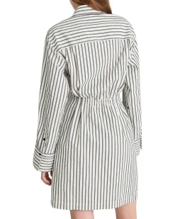 Chrisandra Dress - Seersucker Stripe