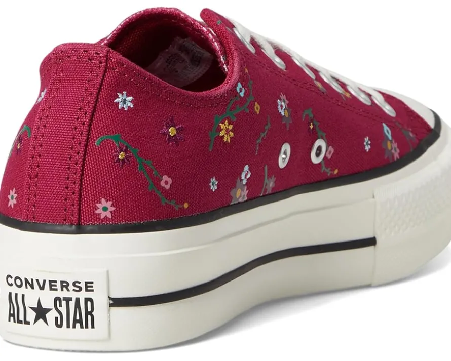 Chuck Taylor All Star Lift Platform Floral Patchwork