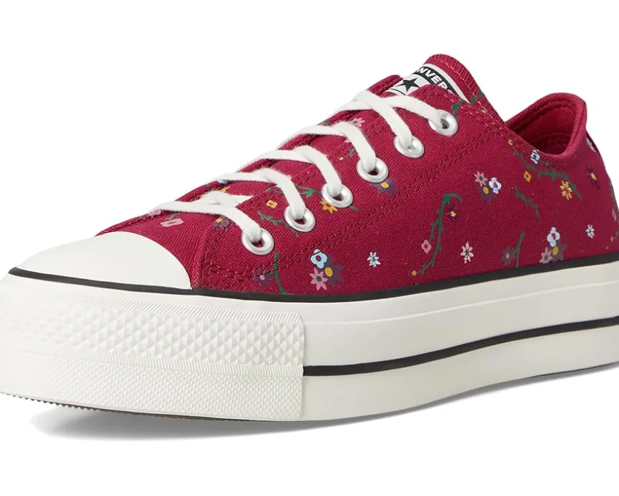 Chuck Taylor All Star Lift Platform Floral Patchwork