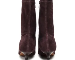 Ciel Kitten Heel Glove Bootie - Suede