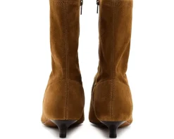 Ciel Kitten Heel Glove Bootie - Suede