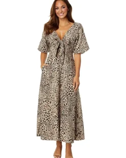 Clairanne Elbow Sleeve Maxi