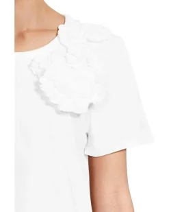 Clairmont Rosette Knit Top