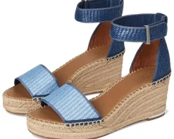 Clemens Raffia Espadrille Wedge Heel Sandals