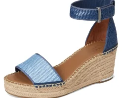 Clemens Raffia Espadrille Wedge Heel Sandals