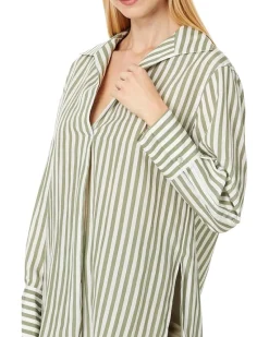 Coast Stripe Shaped Collar Pullover