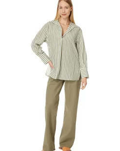 Coast Stripe Shaped Collar Pullover