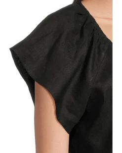 Coastalina V-neck Flutter Top