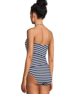 Coastline Stripe Bandeau 1Pc