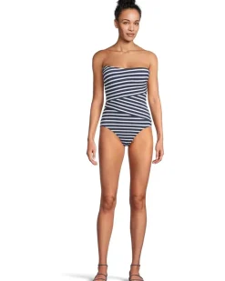 Coastline Stripe Bandeau 1Pc
