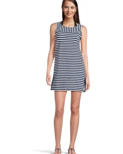 Coastline Stripe Hi Neck Romper