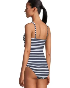 Coastline Stripe Underwire Tankini