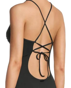 Colette Clare Crochet Flower Plunge One Piece