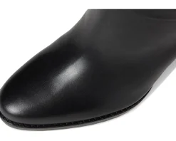 Collins Burnished Leather Bootie Heel