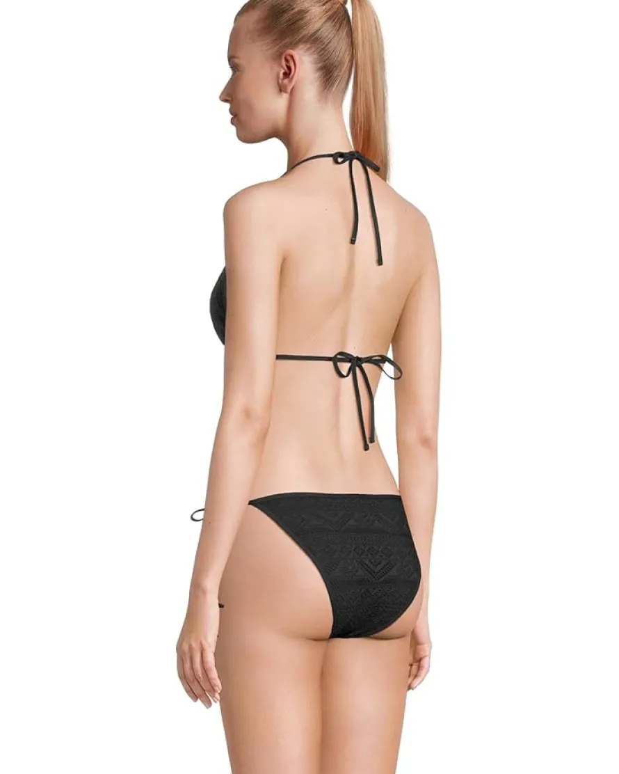 Color Play Crochet Cheryl Triangle Top