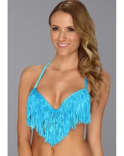 Cosquillitas Underwire Top w/ Fringe