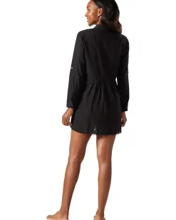 Cotton Clip Jacquard Boyfriend Shirt