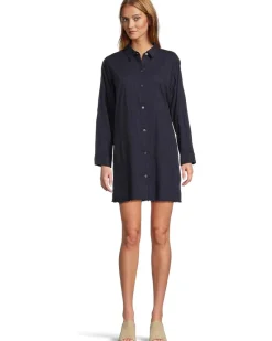 Cotton Clip Jacquard Boyfriend Shirt