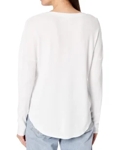 Cotton Modal Thermal Long Sleeve V-Neck Tunic