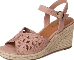 Coyna Floral Espadrille Wedge Sandals
