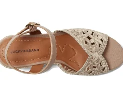 Coyna Floral Espadrille Wedge Sandals