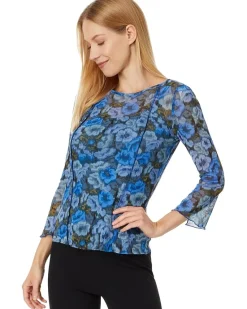 Crew Neck Long Sleeve Blouse