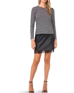 Crew Neck Long Sleeve Top