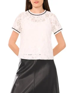 Crew Neck Short Sleeve Top