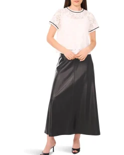 Crew Neck Short Sleeve Top