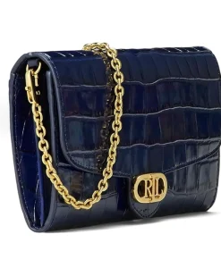 Croc-Embossed Medium Adair Crossbody