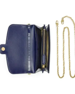 Croc-Embossed Medium Adair Crossbody