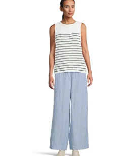 Crochet Edge Striped Tank