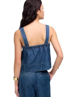 Crop Swing Top In Mcnair Wash