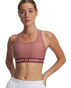 Crossback Mid Impact Heather Bra