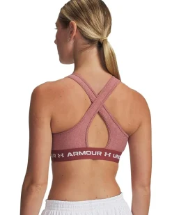 Crossback Mid Impact Heather Bra