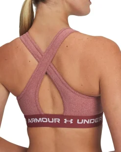 Crossback Mid Impact Heather Bra