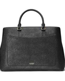 Crosshatch Leather Large Hanna Satchel