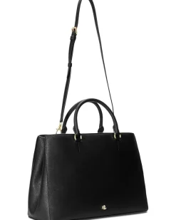 Crosshatch Leather Large Hanna Satchel