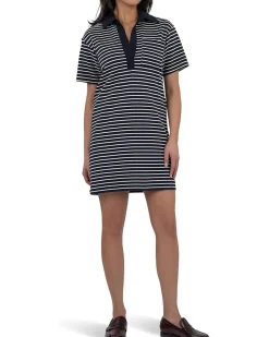 Daphne Short Sleeve Fold Dress