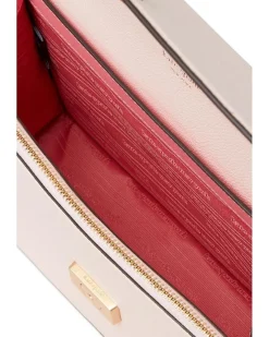 Deco Pebbled Leather Chain Shoulder