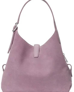Deco Smooth Leather And Suede Crossbody Tote