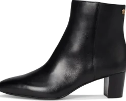 Demi Burnished Leather Bootie
