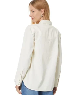 Denim Perfect Western Shirt Ecru