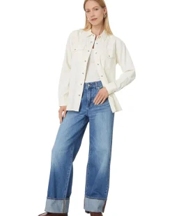 Denim Perfect Western Shirt Ecru