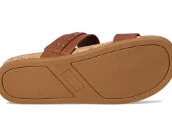 Dineesa Studded Two Band Flat Sandals