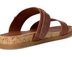 Dineesa Studded Two Band Flat Sandals