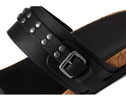 Dineesa Studded Two Band Flat Sandals