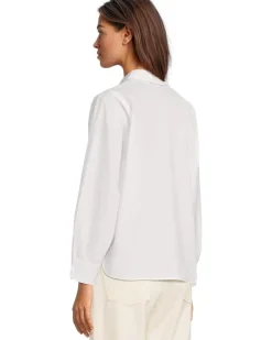 Dolman Sleeve Button-Down Shirt